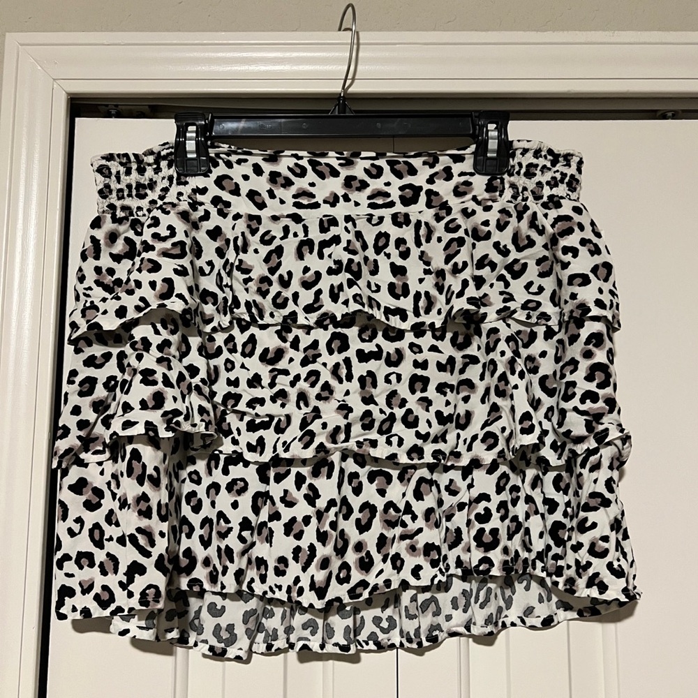 Torrid Tiered Flowy Mini Skirt
